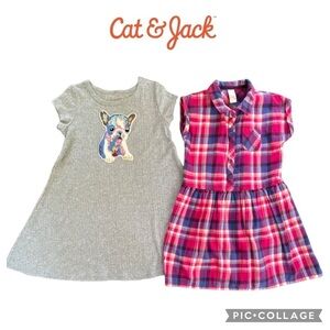 Cat & Jack girls dress bundle size 6